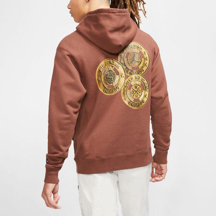 Jordan All Star Artist Sweatshirts Men's Coffee Hooded Moderate Regular CW1132-211