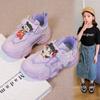 Nezha girls shoes 2025 spring and autumn new children's mesh sports shoes soft sole girls running dad shoes breathable