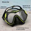 Professional Diving Goggles Waterproof Anti Fog Diving Mask Mirror Silicone Snorkel Mask Tempered Glass Snorkeling Set
