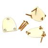 Metal Guitar Neck Plate 3 Hole Guitar Neck Joint Board Mounting Plate Durability