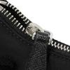Used 11569 Re-Edition 2005 Re-Nylon Polka Dot Bag 1BH204 7921 Sequin Chain Triangle Logo Black Women's from Japan