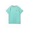 Li-Ning Disney Mickey Print Loose Round Neck Sports Tee Men Tops Light-Blue AHSR213-2
