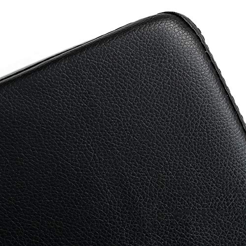 Folding Piano Stool, Keyboard Chair, 3-Level Height Adjustment, Non-Slip (Black, Pro)