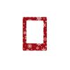 4Pcs Plastic Mini Magnetic Picture Frame Snowflake Refrigerator Picture Holder  for Polaroid Photo