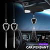 QGH2 2025 W177 Car Accessories Metal Alloy Rearview Mirror Pendant Ornaments Gift For Mercedes Benz Exclusive AMG W108 W124 W126 W140