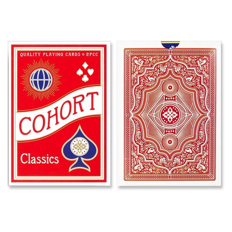 

Классические игральные карты Ellusionist Red Cohort Маркированные колоды Карточные игры Волшебные трюки
