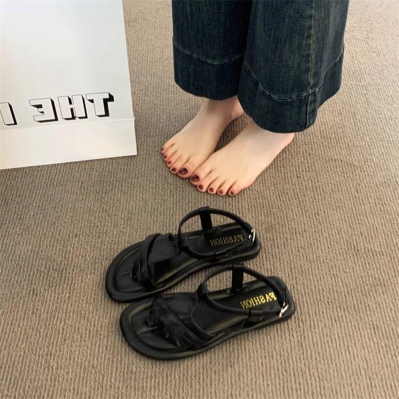 

Women s 2025 Comfortable Versatile Roman Toe-Post Sandals: Height-Increasing, Perfect for Dresses & Beach Holidays 35 чорний