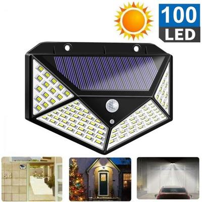 Outdoor Solar Light - HEALLILY - 100 LED - Motion Sensor - Waterproof IP65 - 1200LM