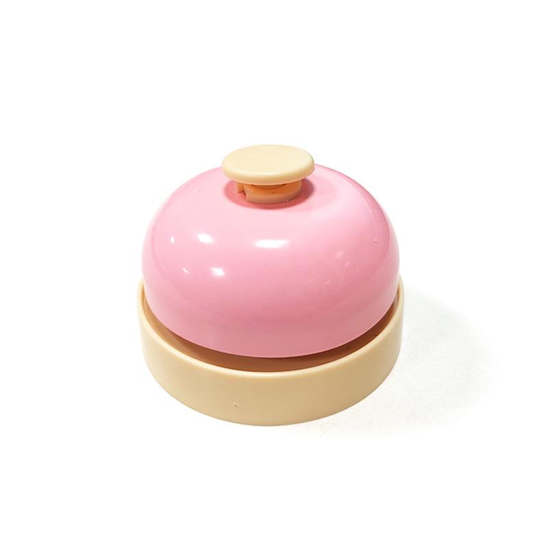 Baby Metal Ring Bell Sound Toy for Infant Auditory Stimulus Colorful Desk Bell Game Call Bell Pet Summon Ring Children Aids