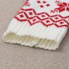 Winter Holiday Thigh High Stockings for Women Christmas Reindeer Snowflake Knitted Over Knee Boot Socks Long Leg Warmers