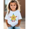 Europäische Größen Niedliches Kurzarm-T-Shirt mit Cartoon-Stern-Design, Ideal für den Sommer, Trendig und Bequem, Toll für Spaß im Freien
