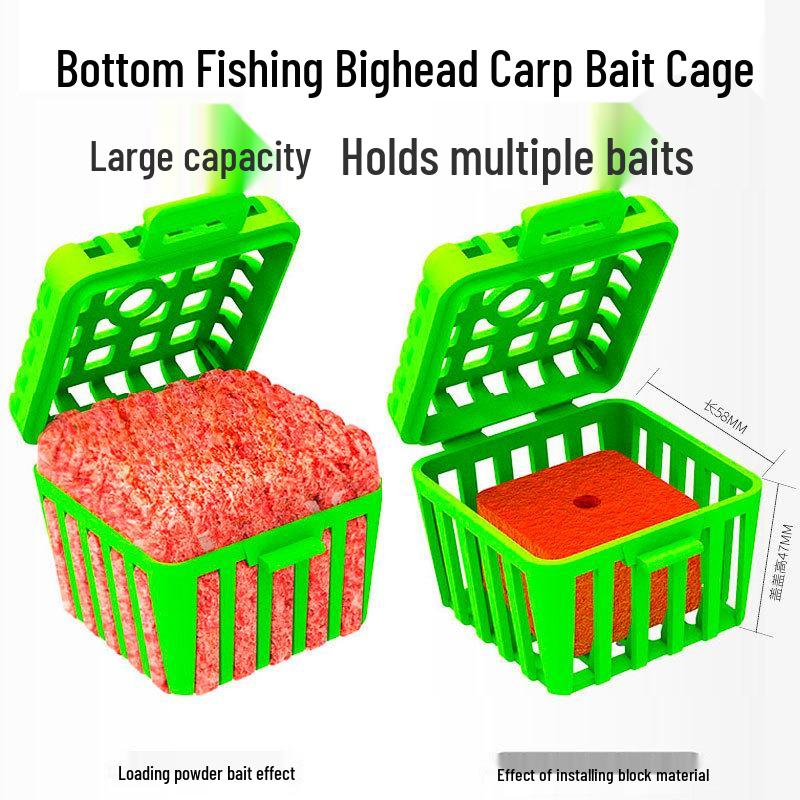 Sea Rod Carp Hook & Bait Feeder Set - Complete Accessories for Bighead Carp Fishing