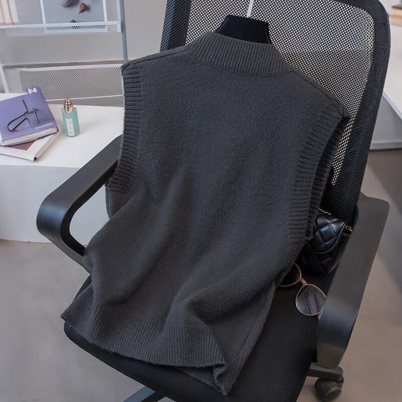 Silbaish V-Neck Layering Knitted Vest for Women