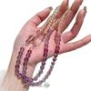 Natural Brazilian Amethyst and Citrine Double-Loop Bracelet for Women, Light Luxury Bracelet, New Niche High-End Jewelry Gift