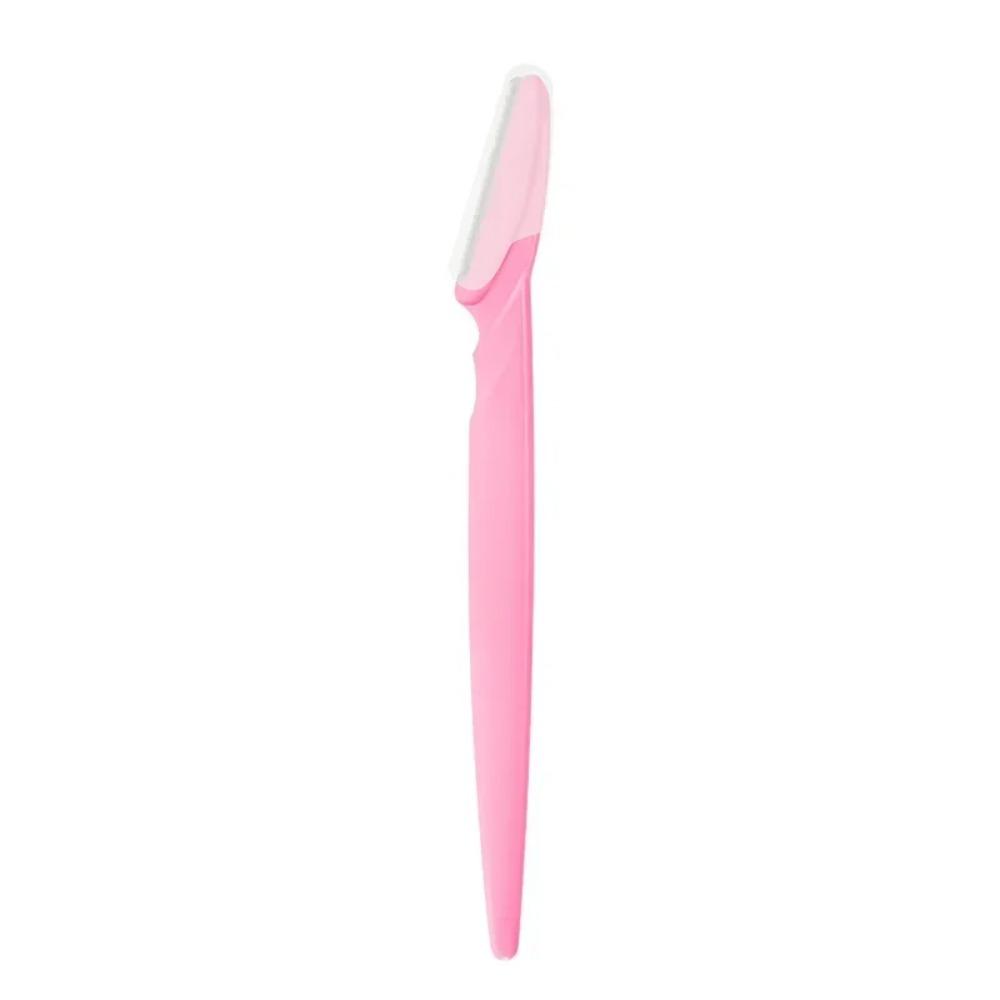 Eyebrow Trimmer Scissor Beauty Products for Women Eyebrow Scissors with Comb Beauty Scissors Stainless Steel Makeup Accessories A-2 розовый