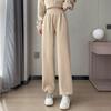 Women's 2024 Double-Sided Fleece Tracksuit: Cozy Yoga Jacket & Casual Warm Pants for Autumn/Winter Fitness.