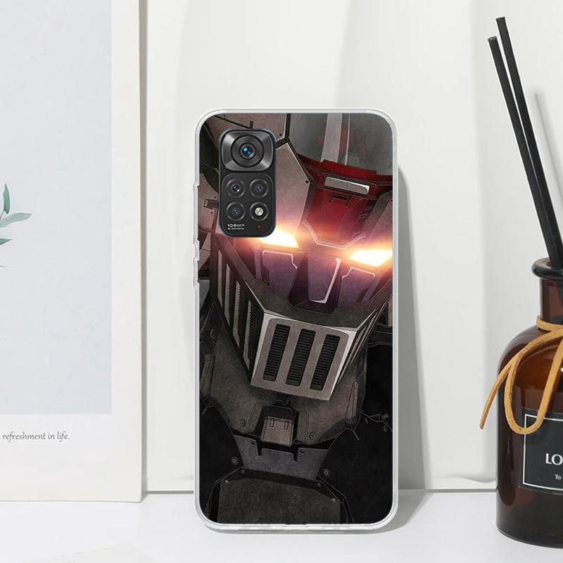 M-Mazinger Z Anime Phone Case For Xiaomi Redmi Note 13 14 12S 11S 10S 12 11E 10 Pro Plus 11T 9S 9 8T 8 7 Art Fundas Back Cover