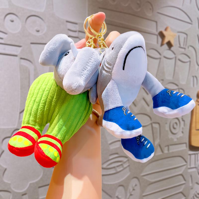 Al Tralalelo Tralala Shark Plush Keychain Tungtungtung Doll Stuffed Soft Toys Decorative Doll Tralalero Tralala Figures Bananini