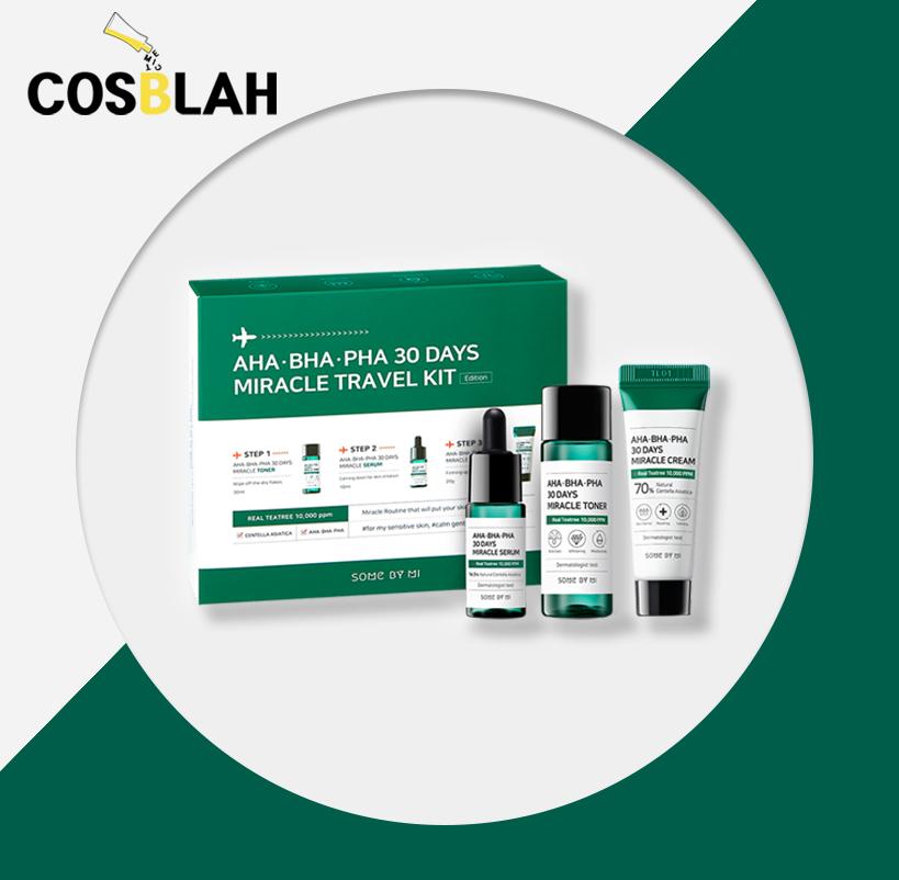 

SOMEBYMI AHA.BHA.PHA 30 Days Miracle Travel Kit (ТОНЕР, СЫВОРОТКА, КРЕМ)