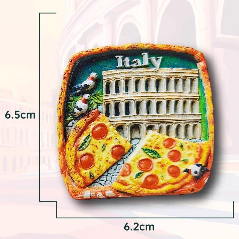 Itálie Samolepky na ledničku Benátky Cestovní suvenýry Řím Pizzy Magnetky na ledničku Domácí dekorace Svatby Dárky