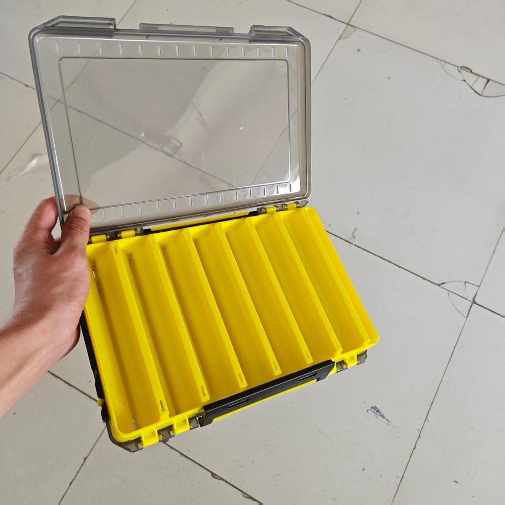 Dual-Layer Double-Sided Fishing Lure Storage Box