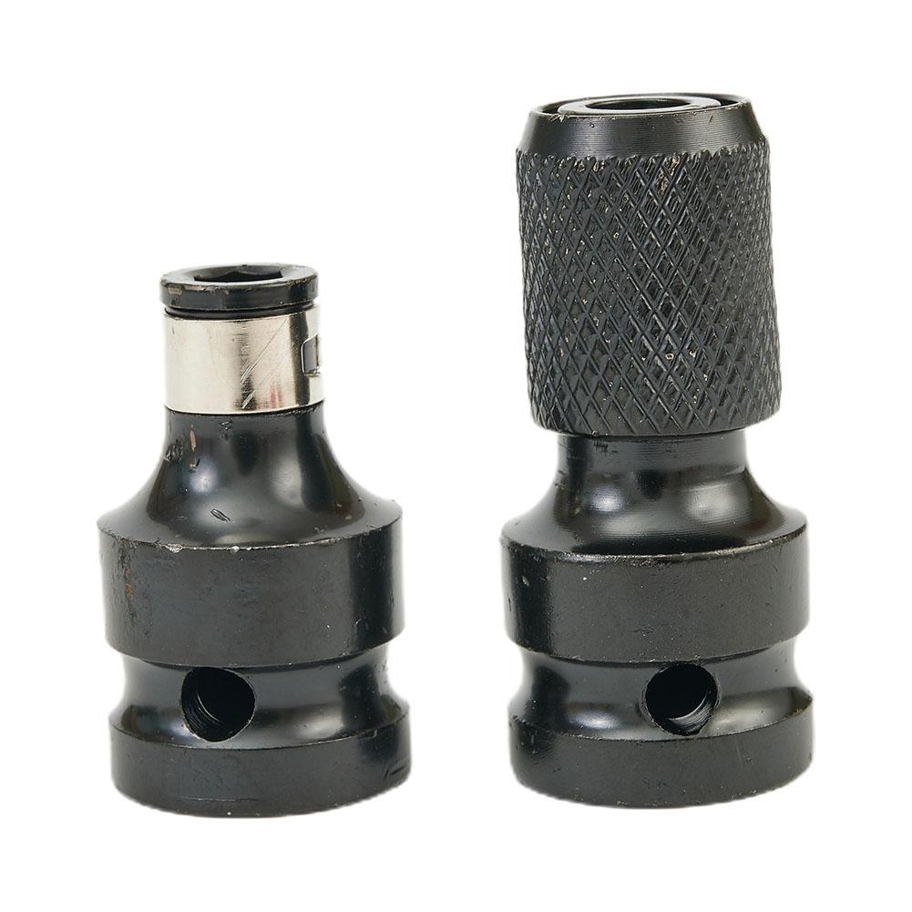 

Набор адаптеров для патрона дрели 2 шт. Набор 1/2 квадратный хвостовик к 1/4 шестигранному хвостовику