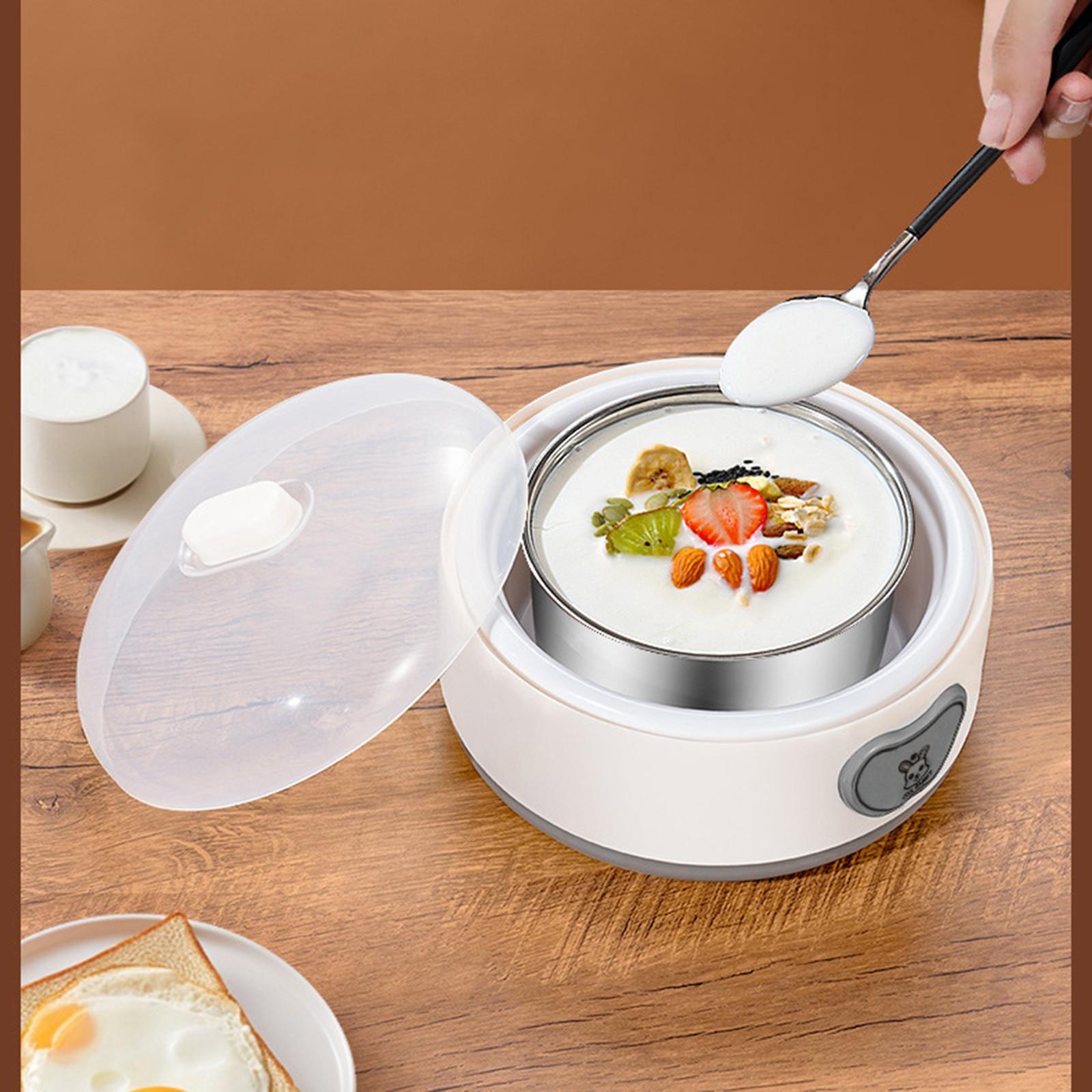 

Автоматическая небольшая йогуртница для приготовления йогурта дома из нержавеющей стали 304 с интеллектуальной постоянной температурой белый