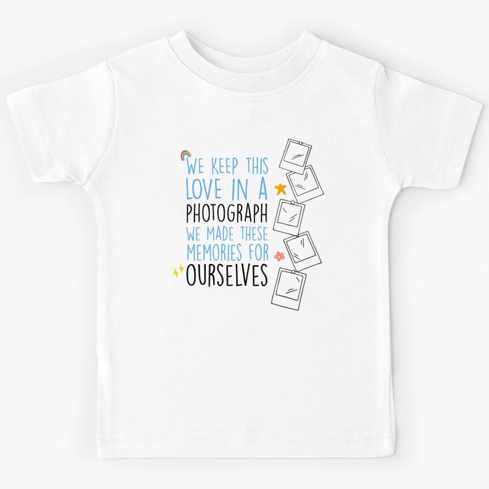 Love In A Photograph Kids T-Shirt 110