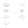 Simple Circle Unique And Heart Womens Ring Collection For Classic Stylish Looks