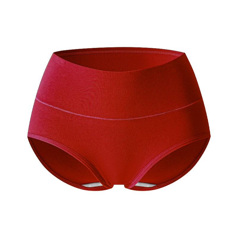 Women Panties High Waist Underwear Breathable Cotton Girls Underpants Plus Size Solid Panty Slimming Female Briefs