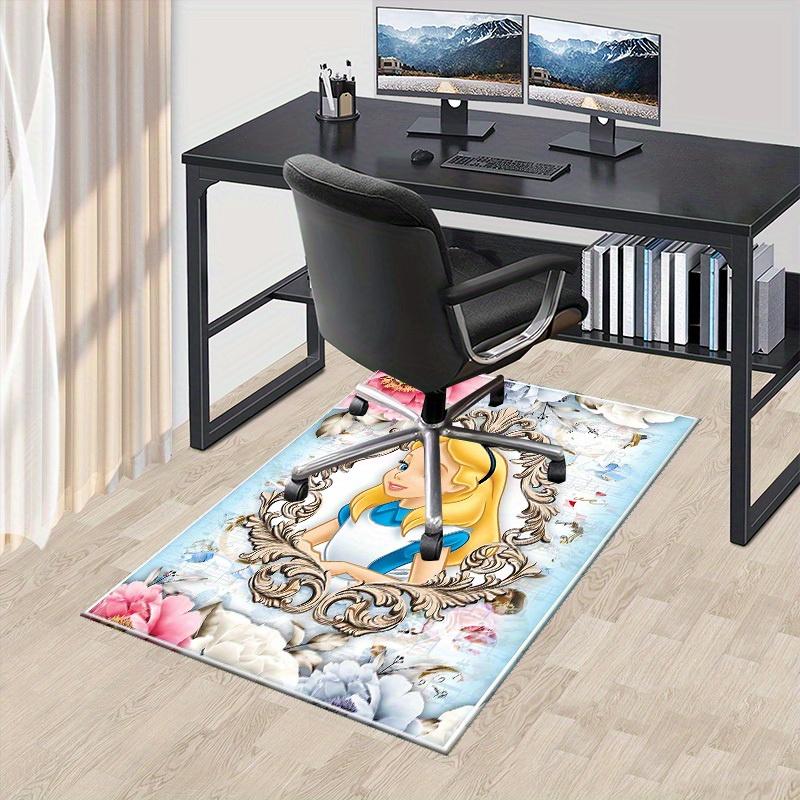 1pc, "Home Decor Carpet | Office Rug | Chair Pad | Outdoor Mat | Gift Idea - Alice in Wonderland Inspired Floral Design"P027
