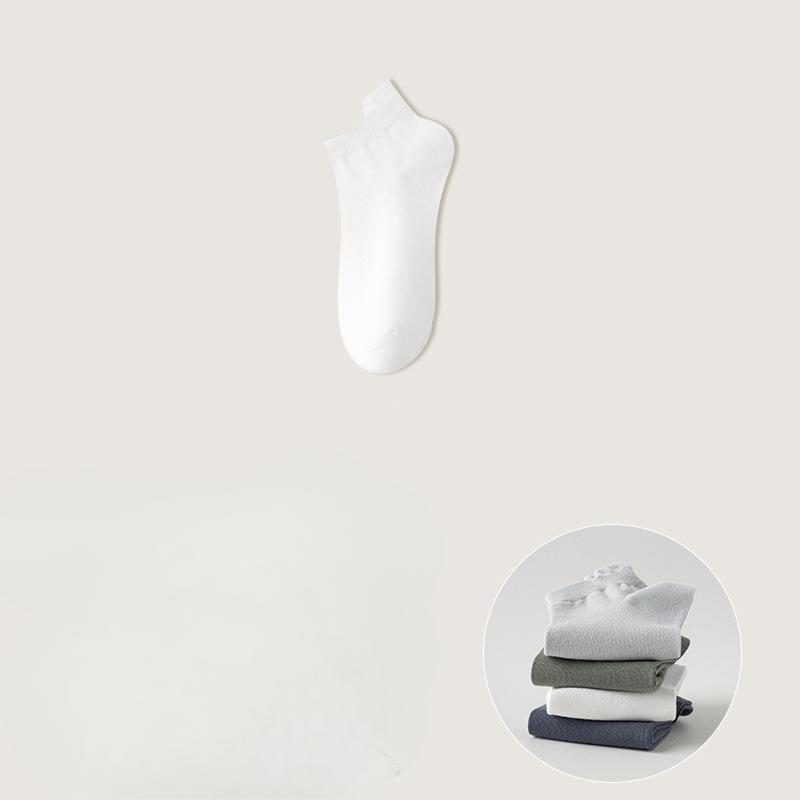 Men's Invisible Short Socks, Sweat-absorbing and Odor-proof Boneless Socks, Ear-lifting Cotton Socks, Breathable Short-sleeved Low-top Sports Socks