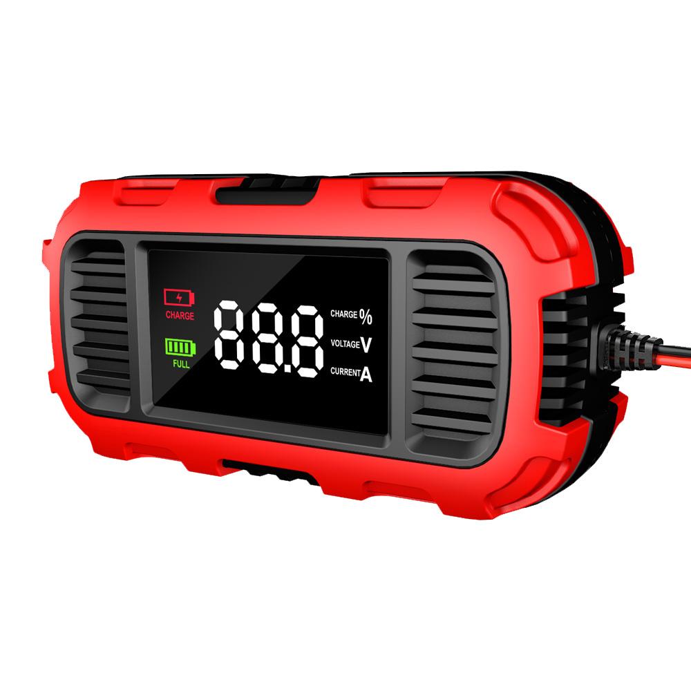Smart Battery Charger Battery Maintenance For Lead-Acid Battery Charger For Car Motorcycle Scooter Battery Charging Digital