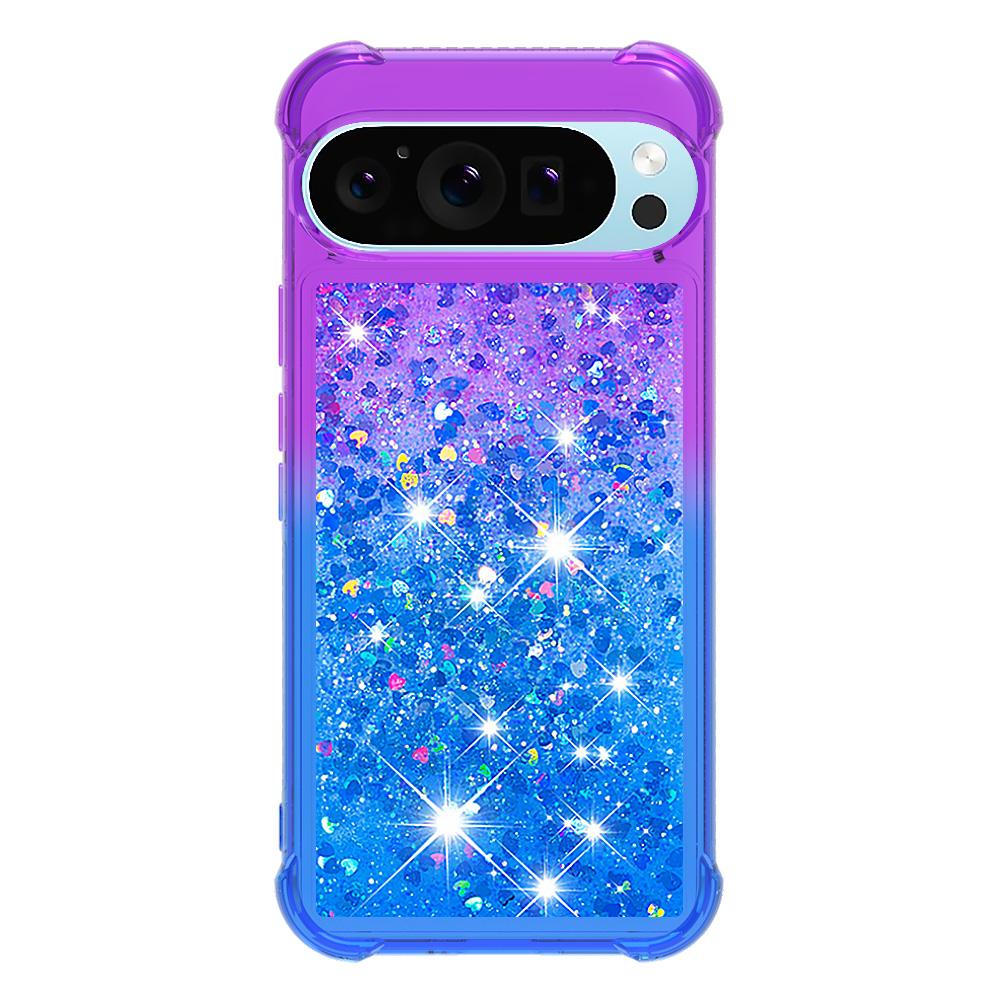 For Google Pixel 9 Pro XL TPU Case Gradient Quicksand Phone Back Cover