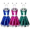 Robot Metal Color Dress Cosplay Costume For Halloween And Movie Roleplay