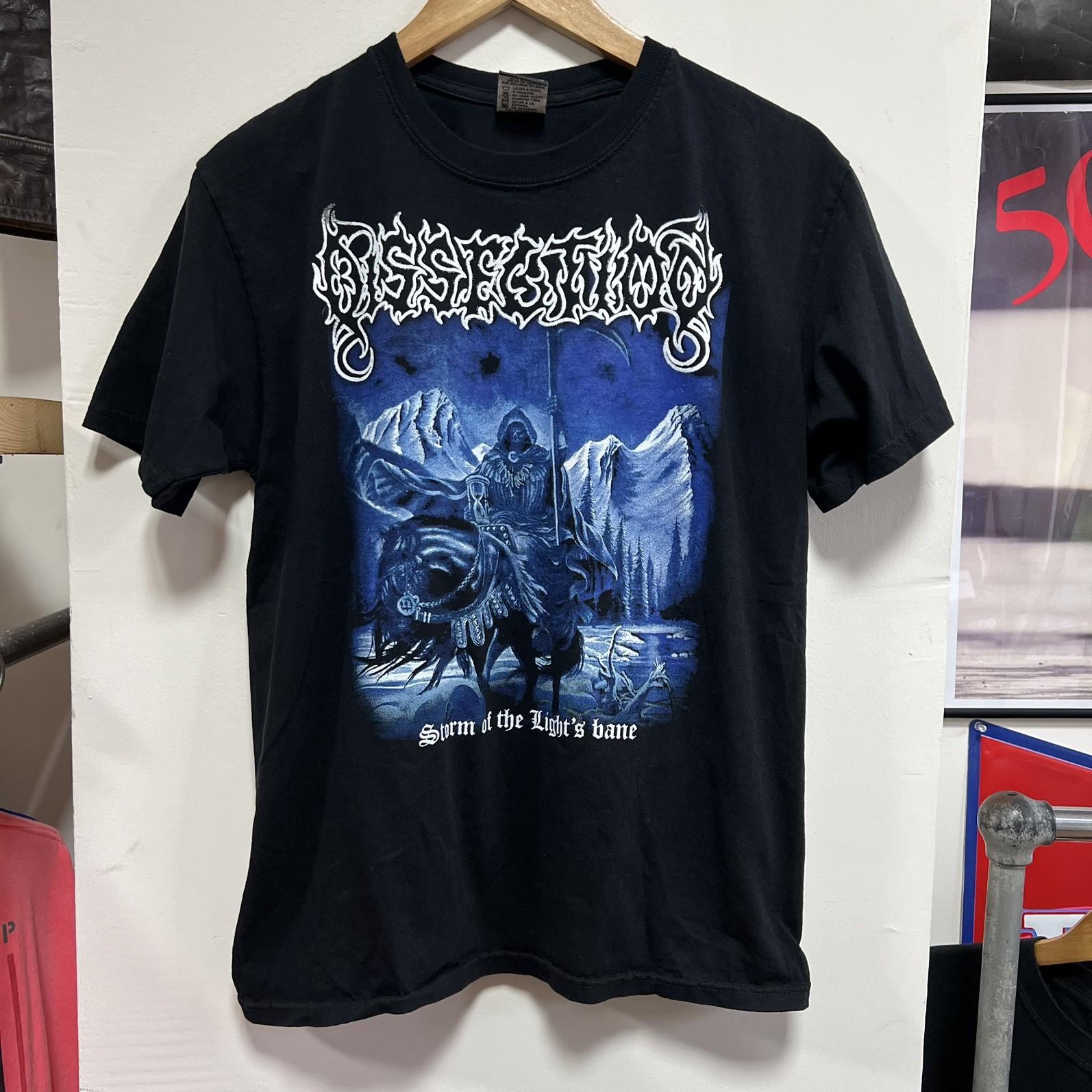 Vintage Y2K Dissection Storm of The Lights Bane Mexico Boot T Shirt RARE Sz M S