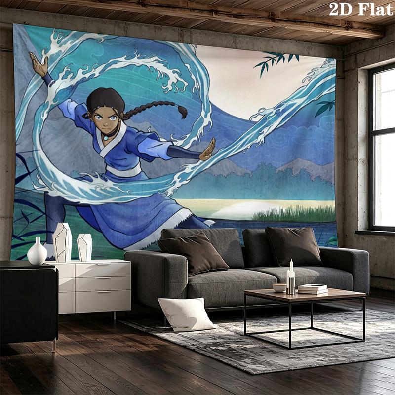 The Legend of Korra Pattern Home Decor Tapestry, Wall Hanging, Decorative RV Wall Cloth.DGT0925018