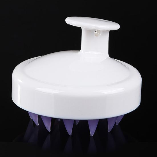 Silicone Scalp Massage Brush for Hair Washing Soft Head Scrubber for Deep Cleaning Exfoliating Gentle Dandruff Removal Brush for Home