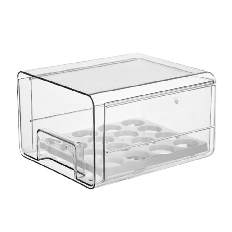 Egg Storage Box Egg Tray Containers Kitchen Refrigerator Eggs Transparent Box 1