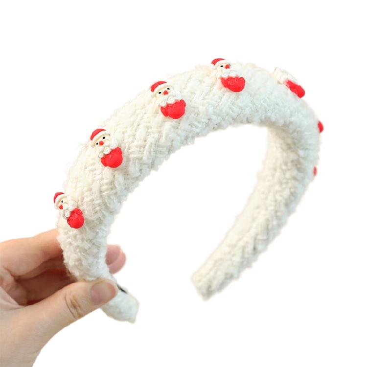 Ободок для волос Деда Мороза Снеговик Рождественская елка с блестками для вечеринки