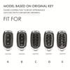 Leather Car Key Case Cover Fob Protect For Hyundai Fista I30 I35 I40 Kona Elantra Solaris Grandeur Accent Santa Fe Holder Shell