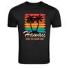 Hawaii Surf Session Palm Trees Retro Sunset T-Shirt