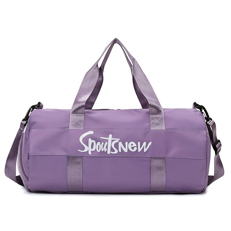 Gym bag with large capacity, travel bag for short trips, luggage bag with separate shoe compartment, yoga bag, sports bag