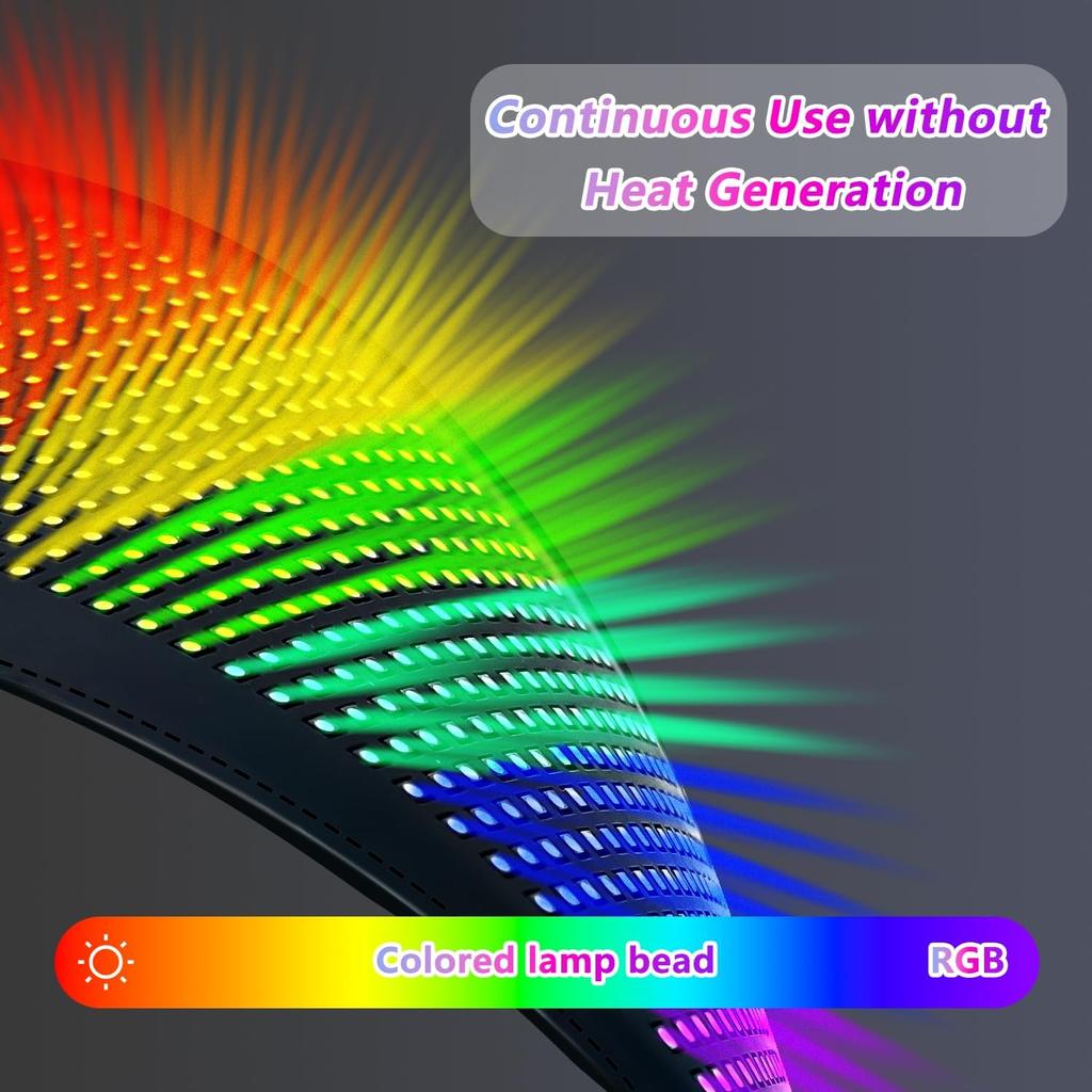 Scrolling LED Sign Programmable LED Sign Bluetooth APP Control Bright Scrolling Text Animations Car Store Christmas Advertising