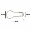 100pc Mix Color Safety Pins Gourd Shape Metal Clips Marker Tag Gourd Pins Safe DIY Sewing Tools Needle Clip Crafts Accessories
