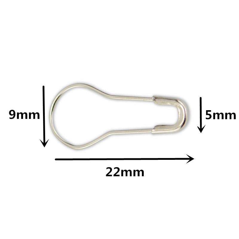 100pc Mix Color Safety Pins Gourd Shape Metal Clips Marker Tag Gourd Pins Safe DIY Sewing Tools Needle Clip Crafts Accessories