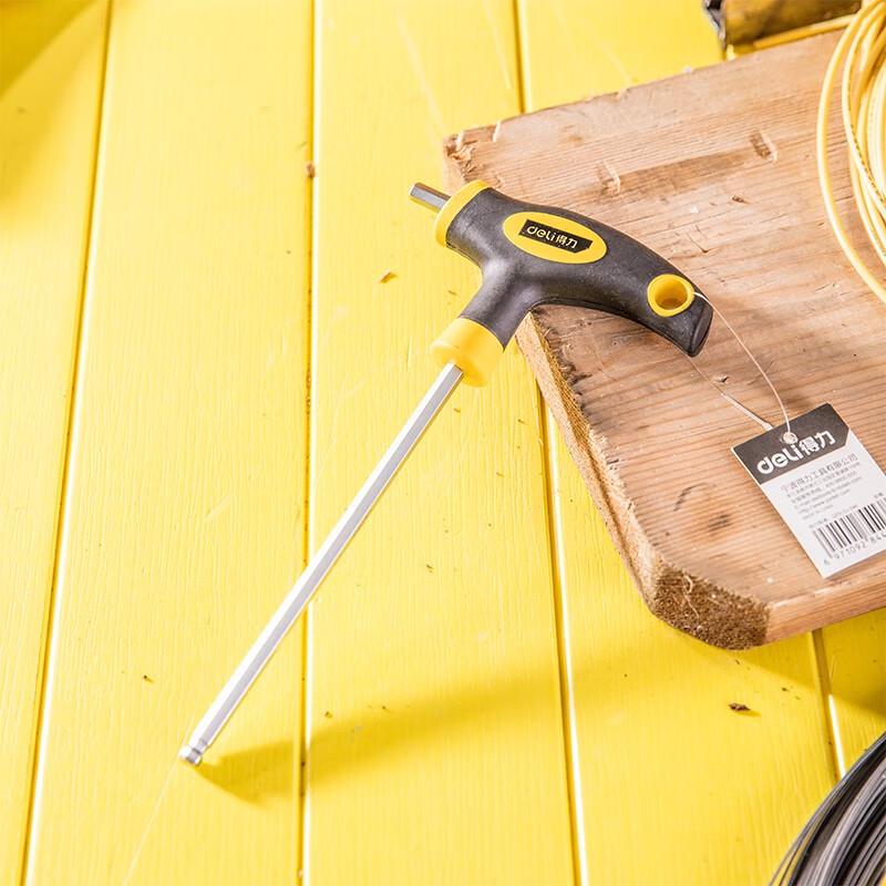 Deli Ball-End T-Handle Hex Wrench Set