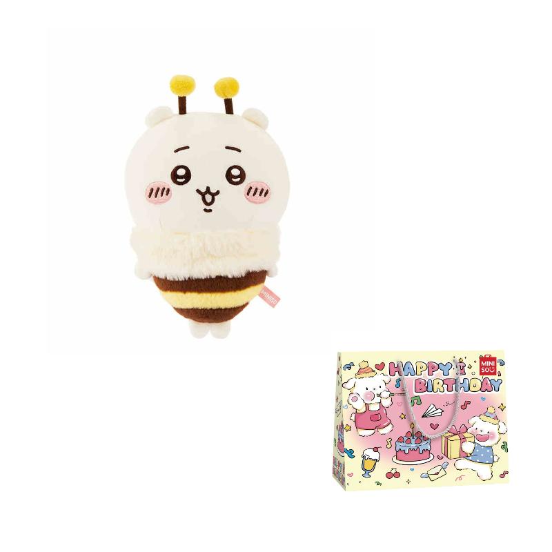 MINISO x Chiikawa Hachiware, Chiikawa, Usagi Sakura Season Bee Dolls Plush Doll Trumpets High Doll