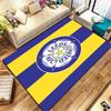 2026 Nuovo Tappeto del Leeds United Football Club per Soggiorno Camera da Letto Casa Decorazione Divano, Tappetino Antiscivolo per Giochi Bambini H6