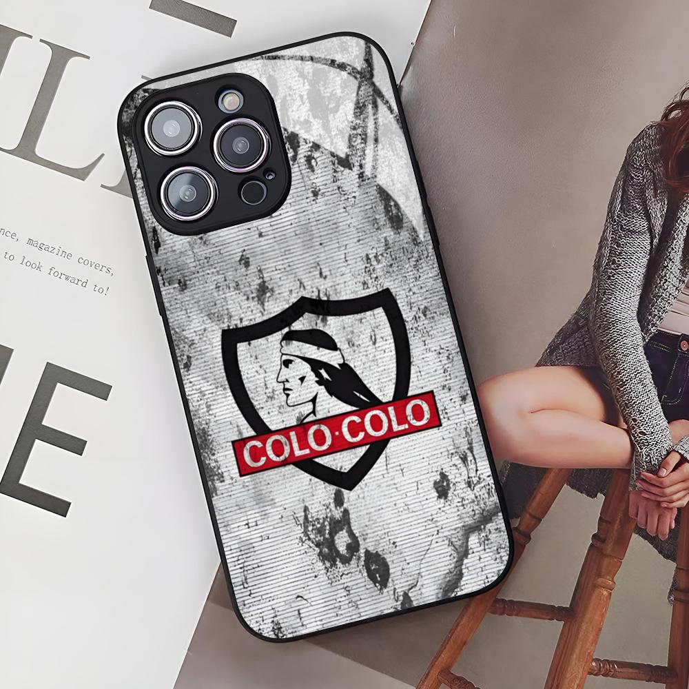 

New Club Social Y Deportivo Colo Phone Case for Iphone 16 15 14 12 11 13 Pro Max Mini X Xr Xs Se 8 Puls glass Cover iPhone16ProMax